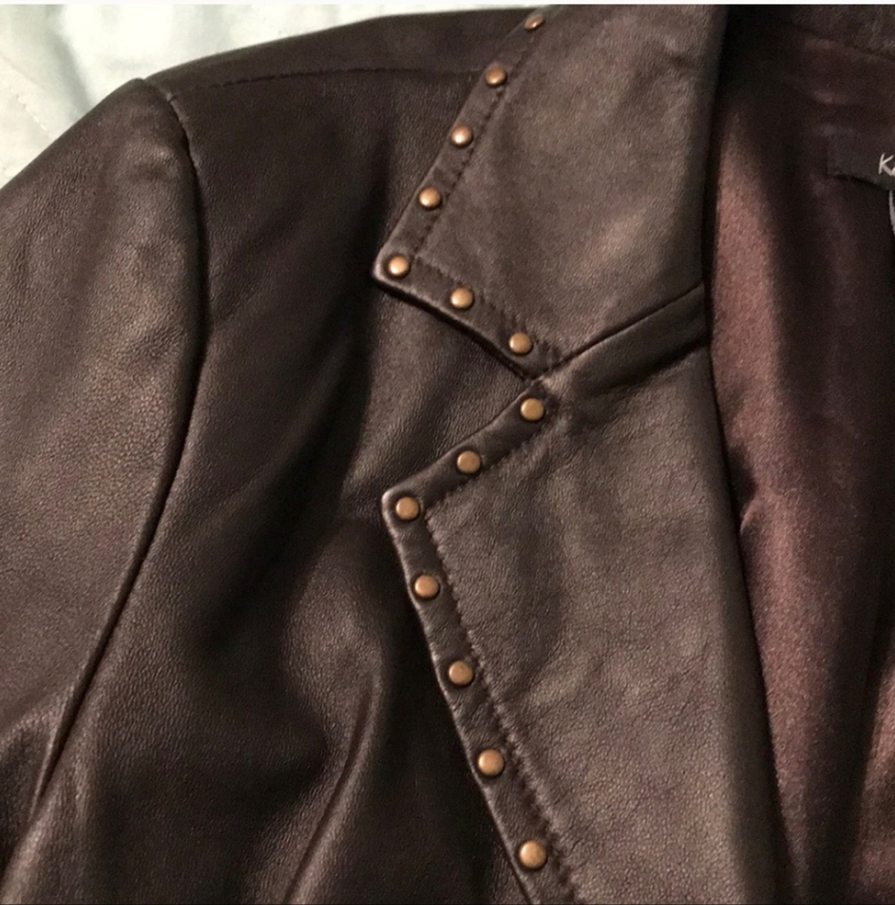 Karen Kane leather jacket - Picture 4 of 5